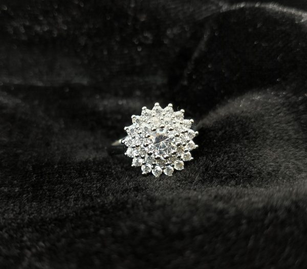 "Gull" Flower Cluster Ring by Ruva