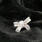 "Uqad" Bowknot Crystal Ring by Ruva