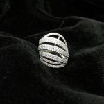"Rushna" Crystal Wave Ring by Ruva