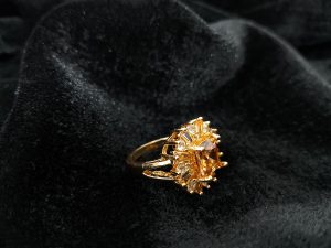 "Shamsa" Citrine Rose Gold Ring by Ruva