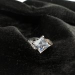 Princess Cut solitaire Ring by Ruva