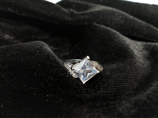 Princess Cut solitaire Ring by Ruva