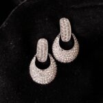 Zircon Hoop Earrings by Ruva