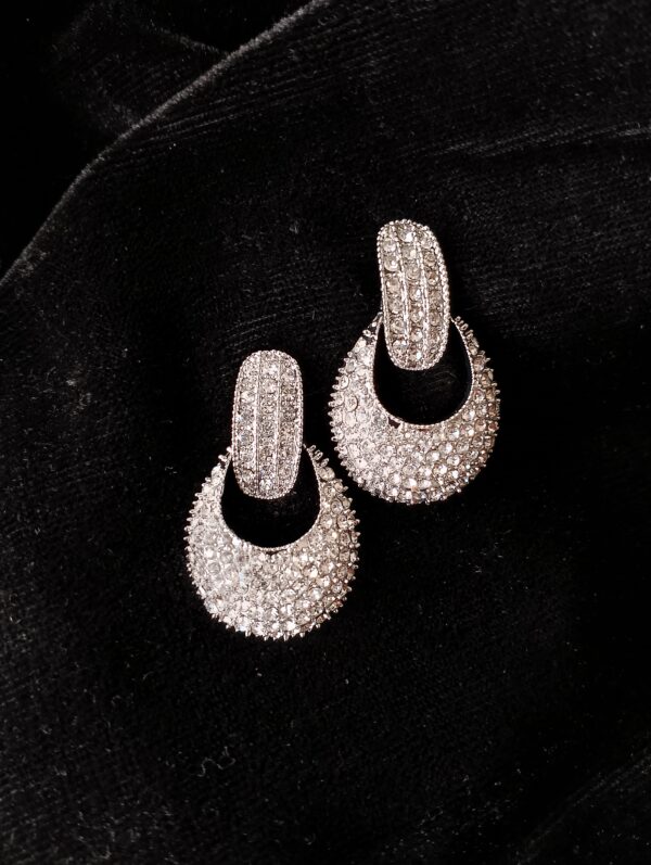 Zircon Hoop Earrings by Ruva